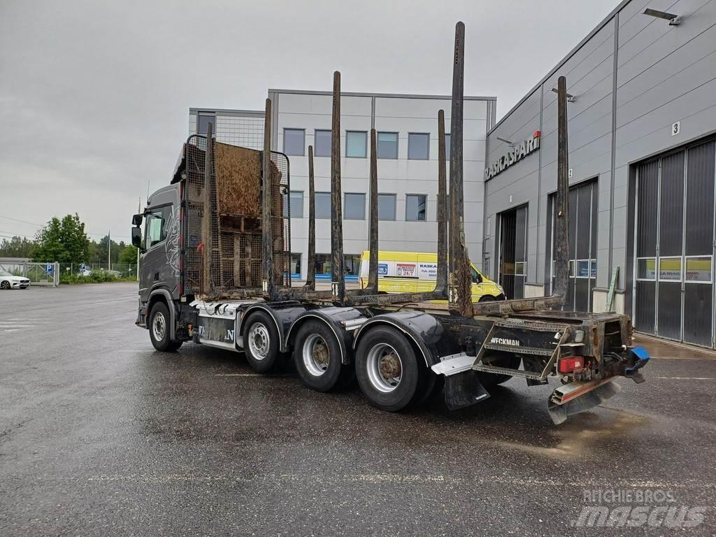 Scania R-serie Holztransporter
