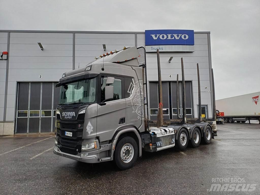 Scania R-serie Holztransporter
