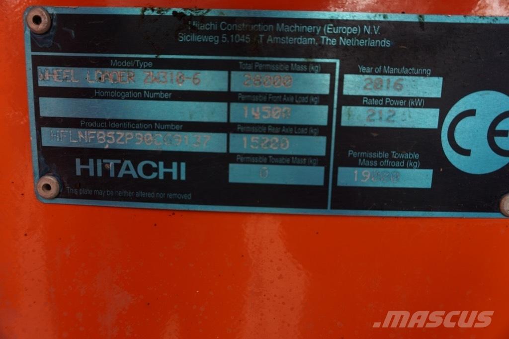 Hitachi ZW 310-6 Radlader