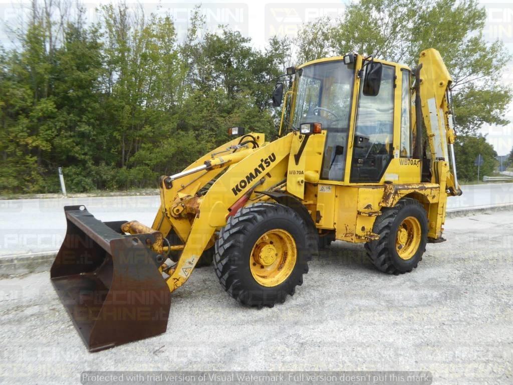 Komatsu WB70A Baggerlader