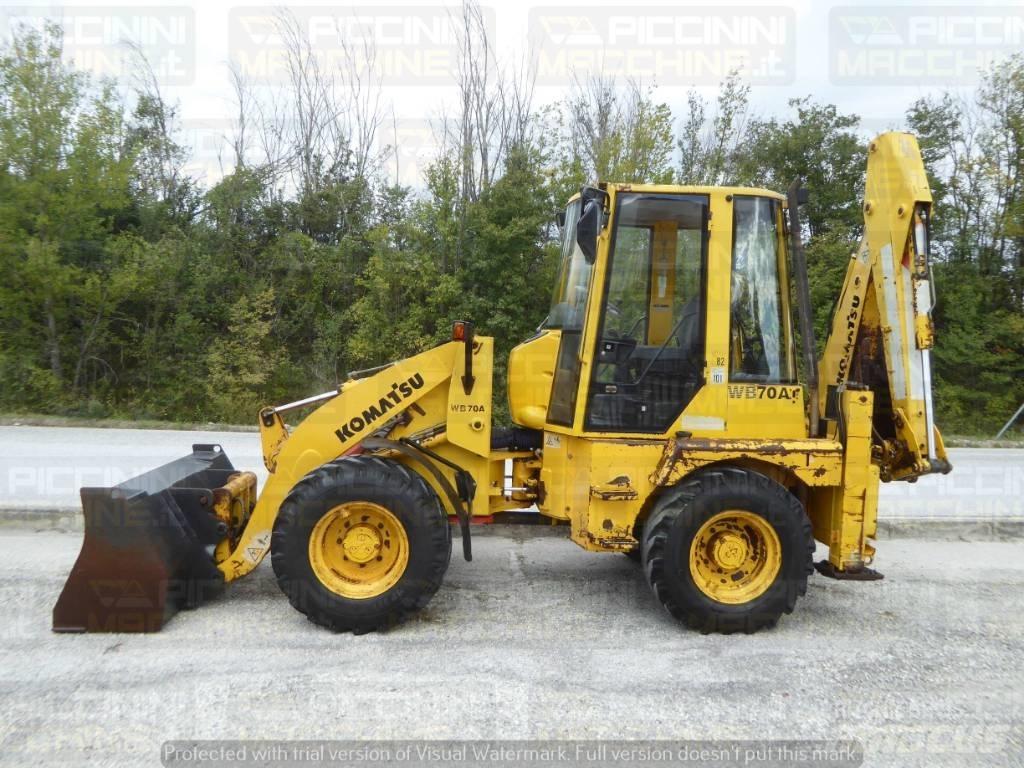 Komatsu WB70A Baggerlader