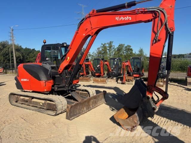 Kubota KX 080-4 Midibagger  7t - 12t