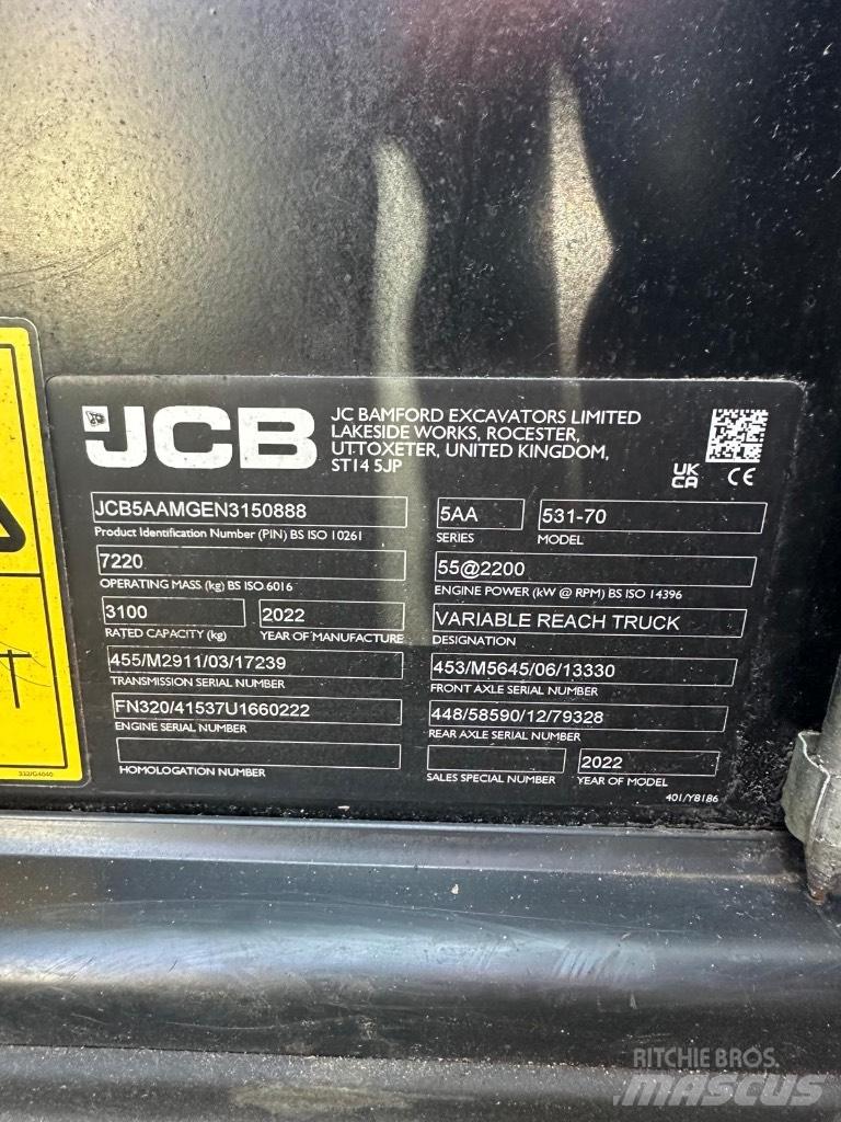 JCB 531-70 Teleskoplader