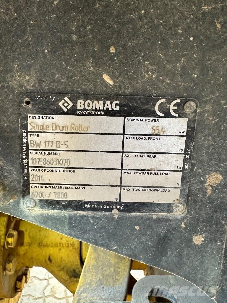 Bomag BW 177 D-5 Erdbauwalzen