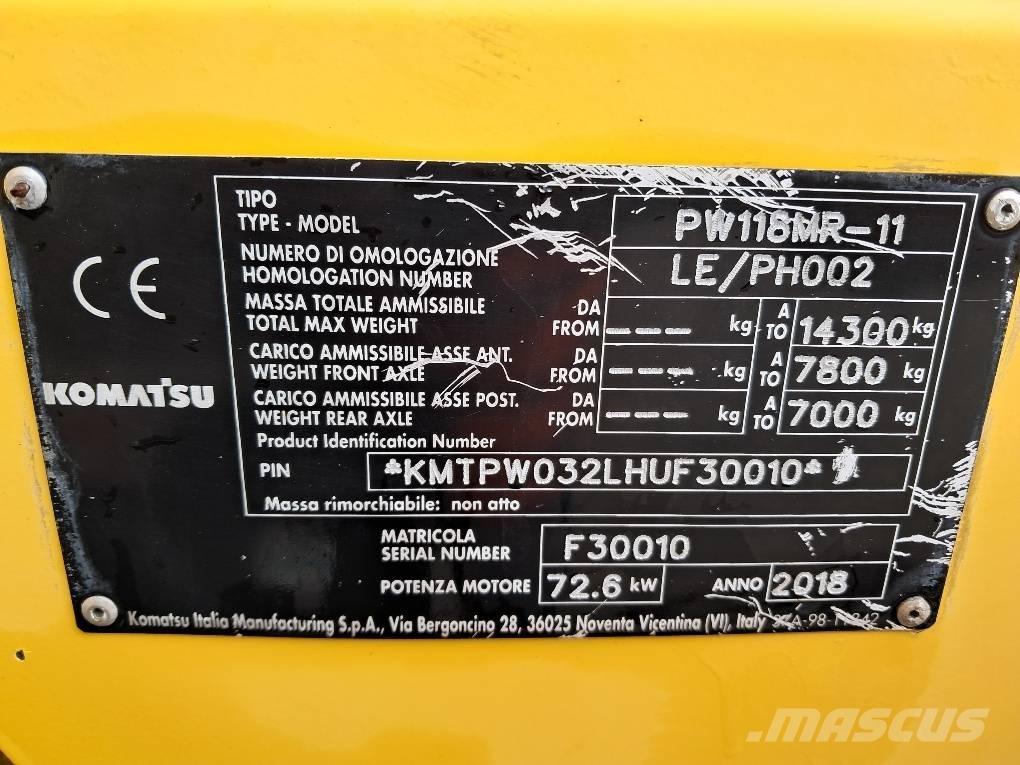 Komatsu PW118MR-11 Mobilbagger