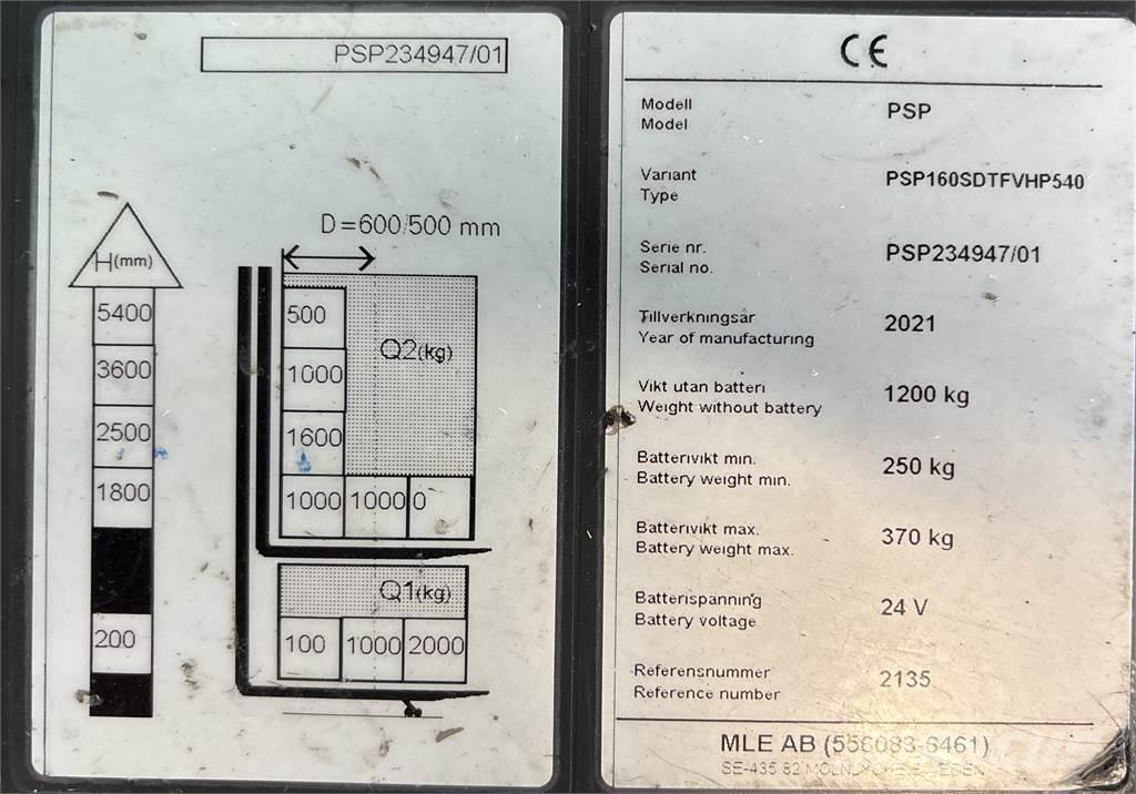 Atlet PSP160 Selbstfahrstapler