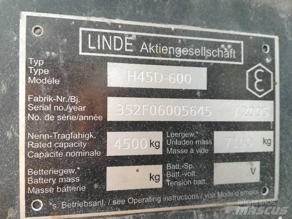 Linde H 45 D 600 Dieselstapler