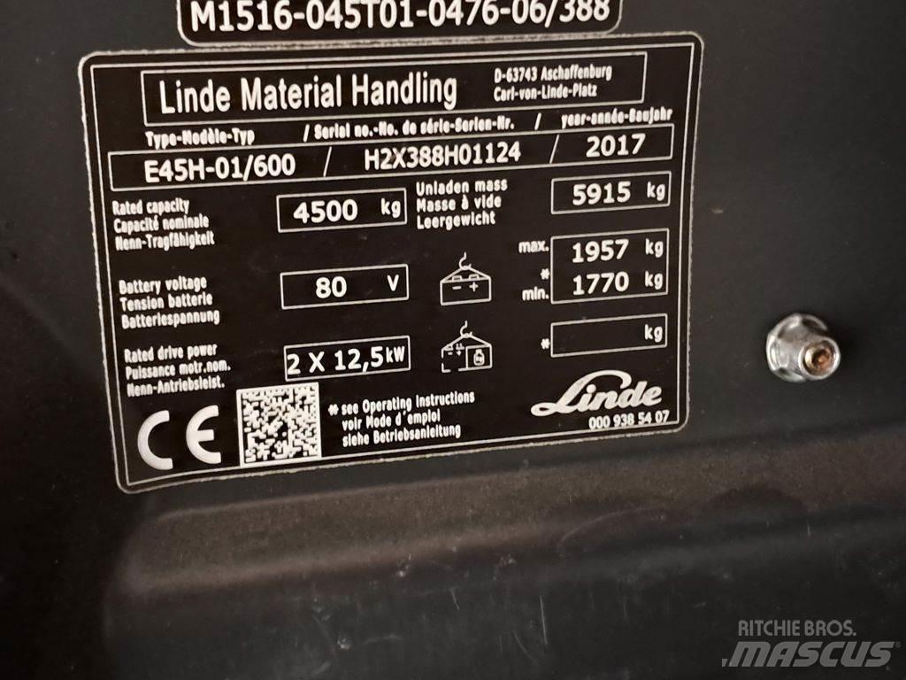 Linde E45H-01/600 Elektrostapler