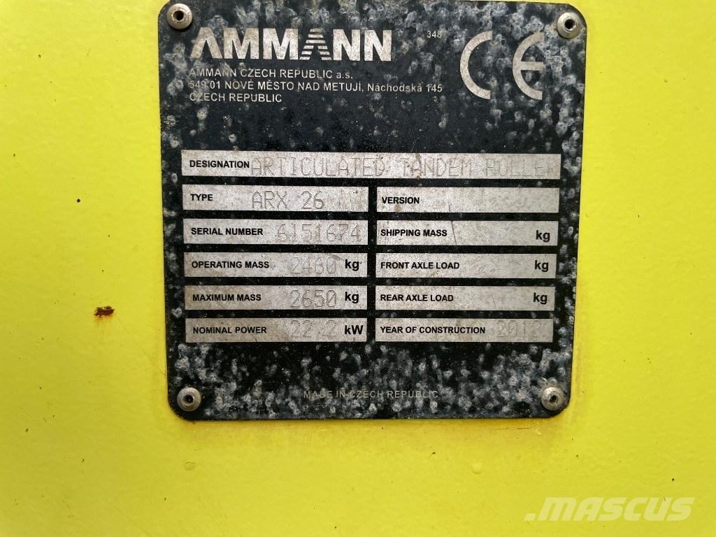 Ammann ARX 26 Tandemwalzen
