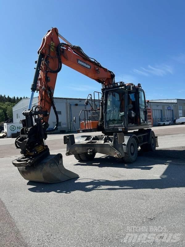 Doosan DX 160 w-5 Mobilbagger