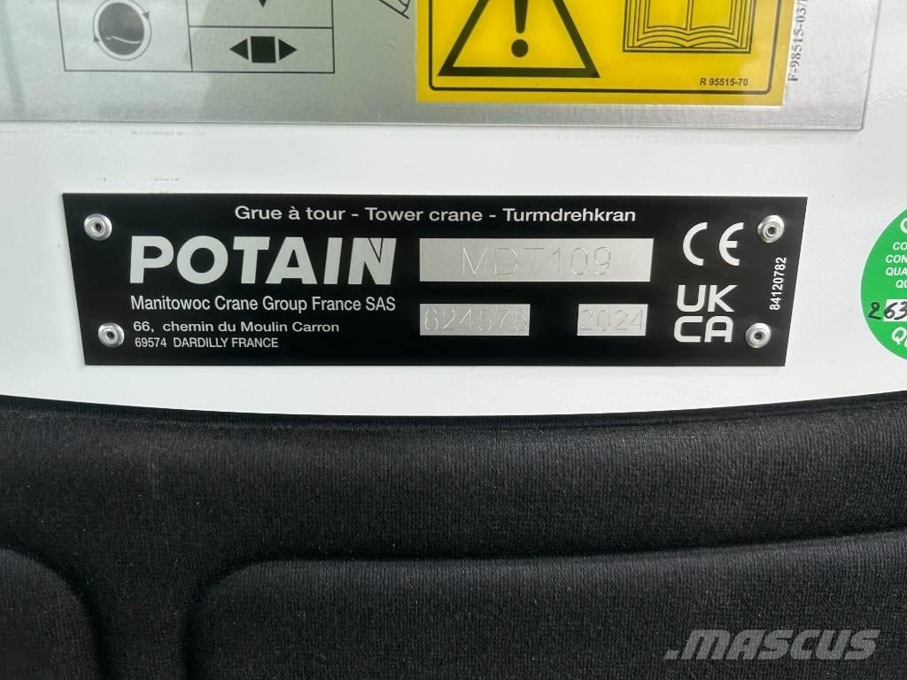 Potain MDT109 Turmdrehkrane