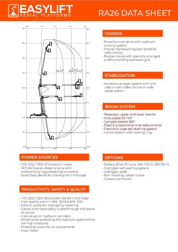 EasyLift RA 26 Andere Arbeitsbühnen