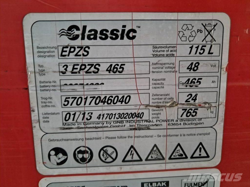 Linde R16S-12 Schubmaststapler