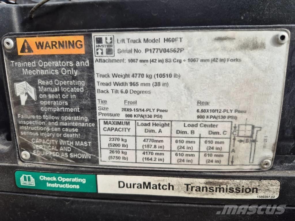 Hyster H 60 FT Andere Gabelstapler