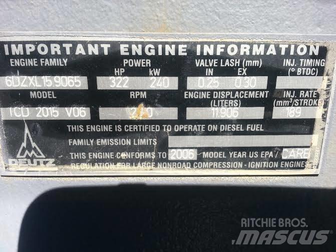 Deutz TCD2015V06 Andere Zubehörteile