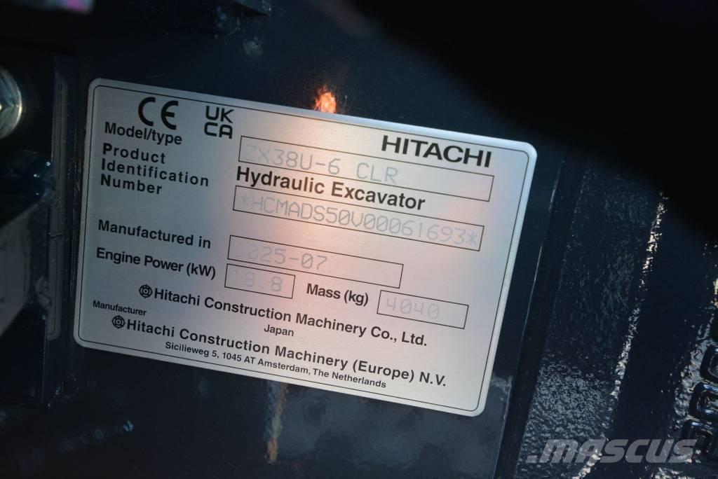 Hitachi ZX 38 U-6 Minibagger < 7t