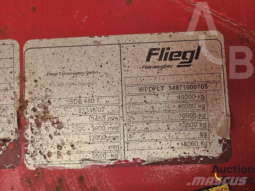 Fliegl SDS 480 T Curtainsiderauflieger