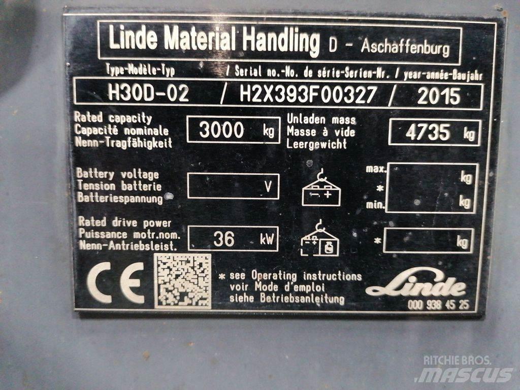 Linde H30D-02 Dieselstapler