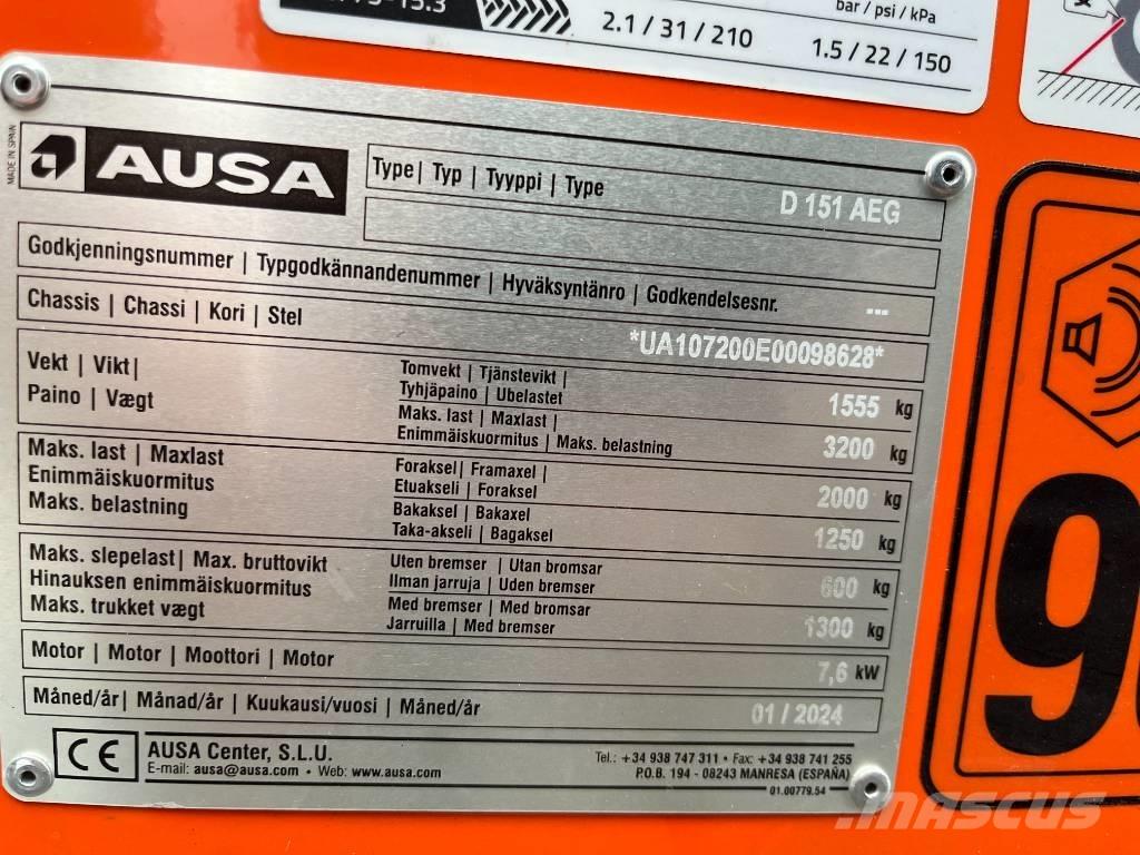 Ausa D151AEG Minidumper