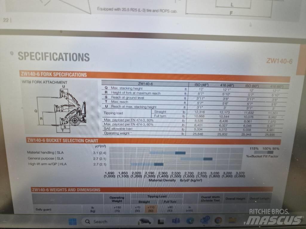 Hitachi ZW 150-6 Radlader