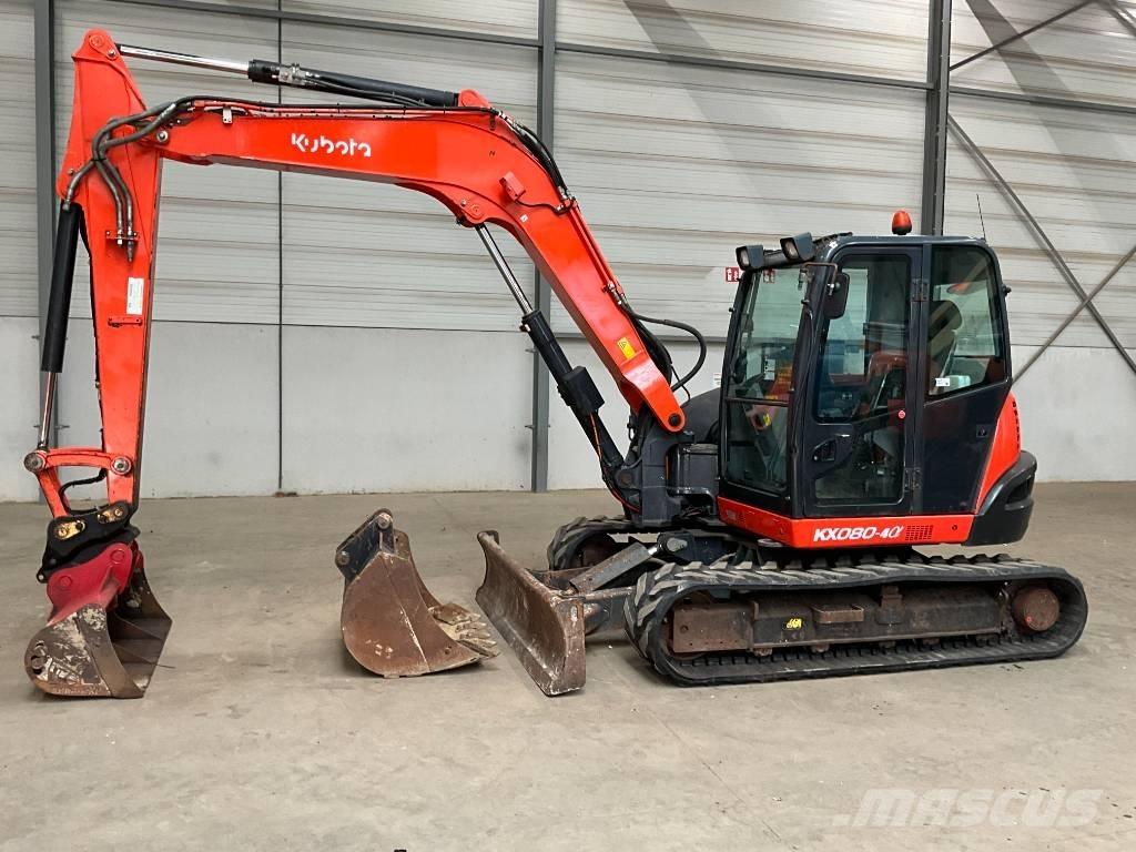 Kubota KX 080-4 A Midibagger  7t - 12t