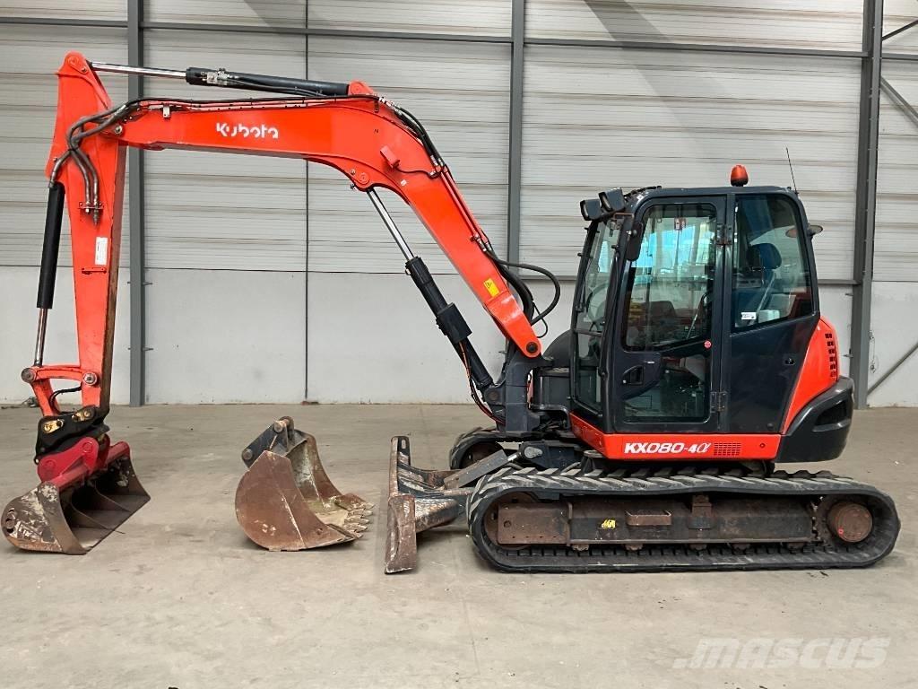 Kubota KX 080-4 A Midibagger  7t - 12t
