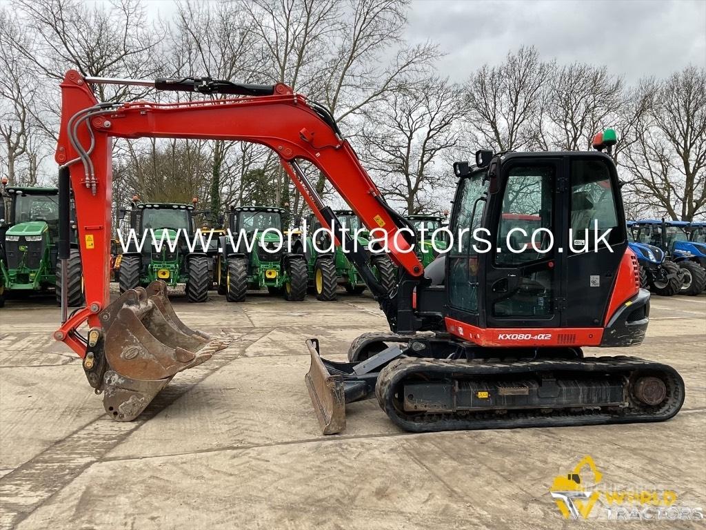 Kubota KX 080-4 Midibagger  7t - 12t