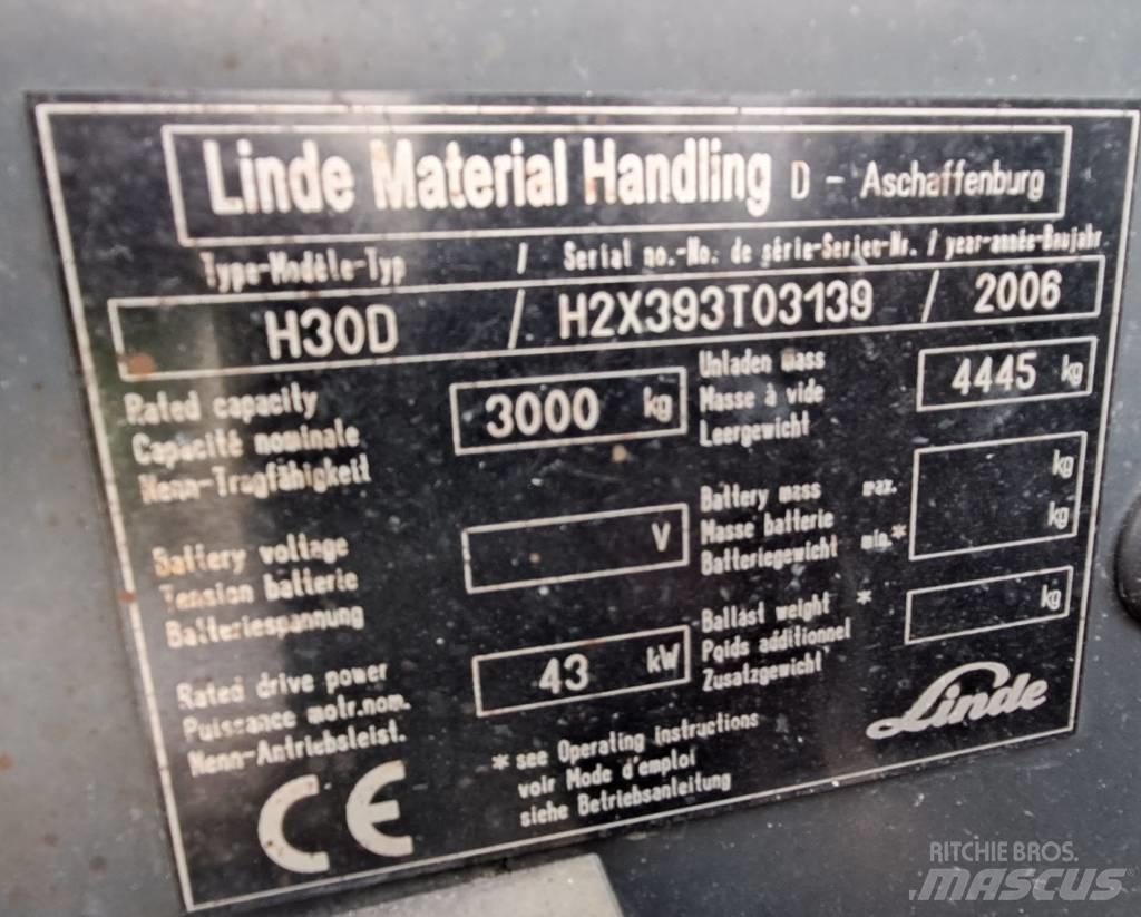 Linde H 30 D Dieselstapler