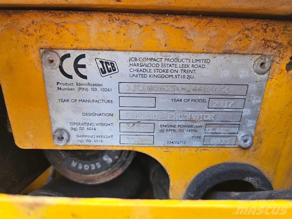 JCB 8035 ZTS + QH Minibagger < 7t