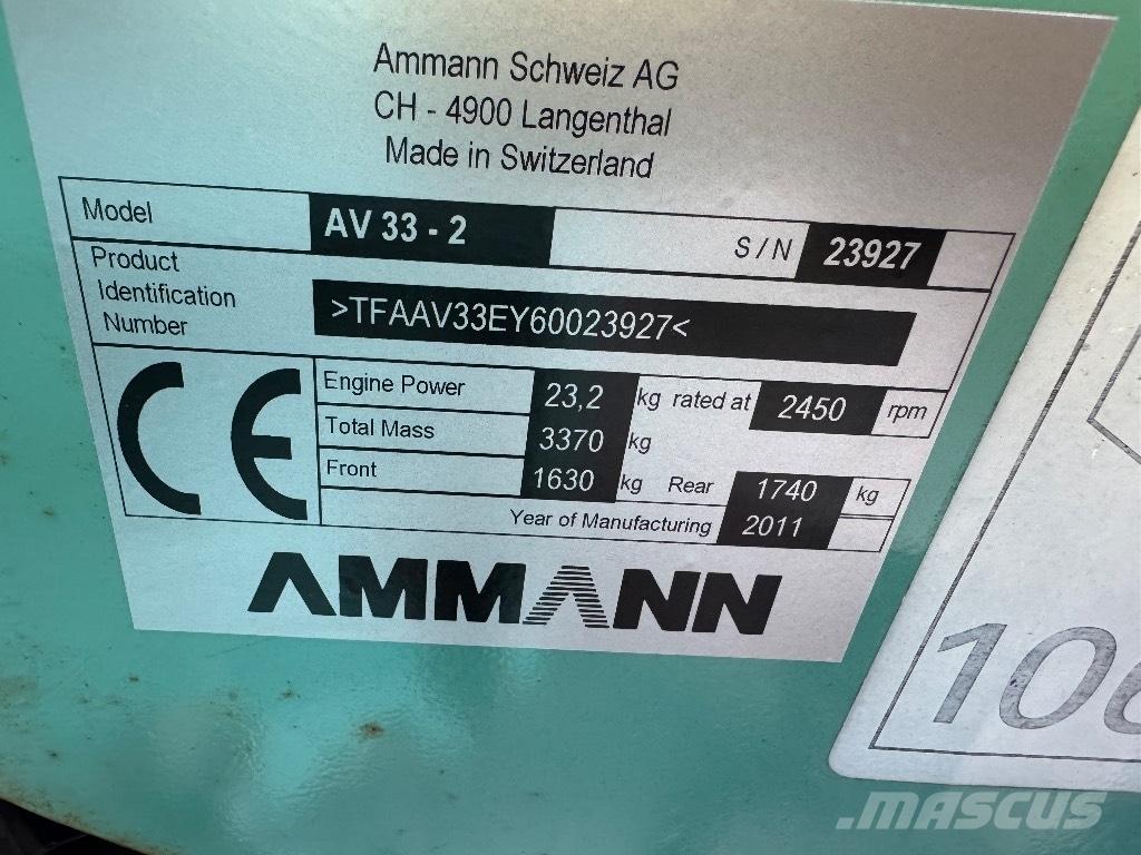 Ammann AV 33-2 Tandemwalzen