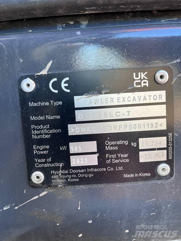 Doosan DX255 LC-7 Raupenbagger