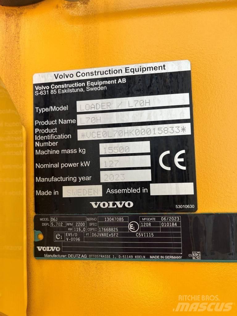 Volvo L70H Radlader