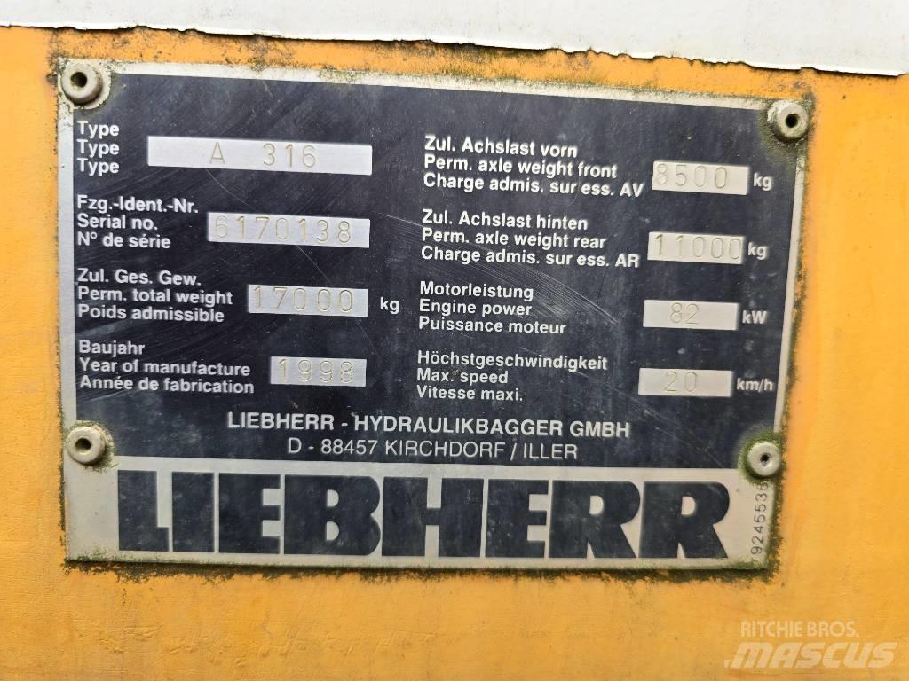 Liebherr A 316 Mobilbagger