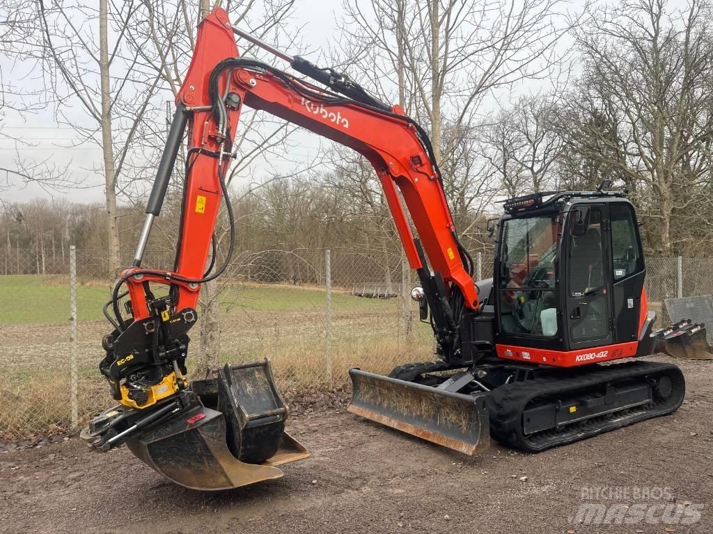 Kubota KX 080-4 Midibagger  7t - 12t