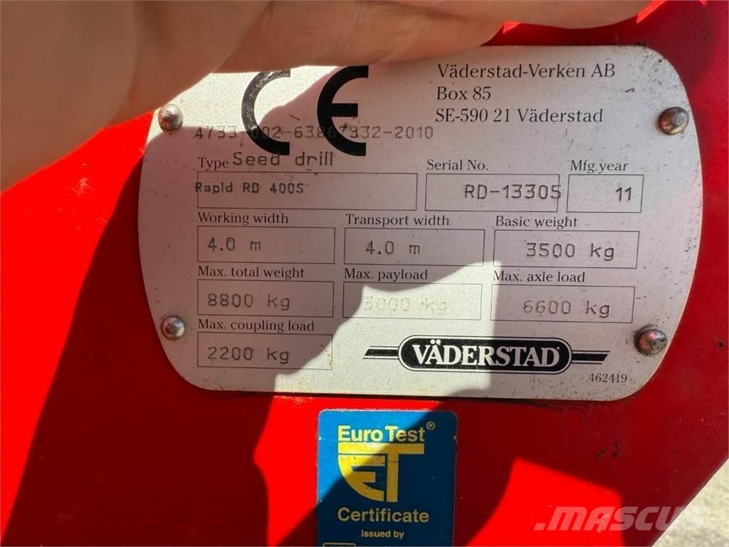 Väderstad RD400S Drillmaschinen