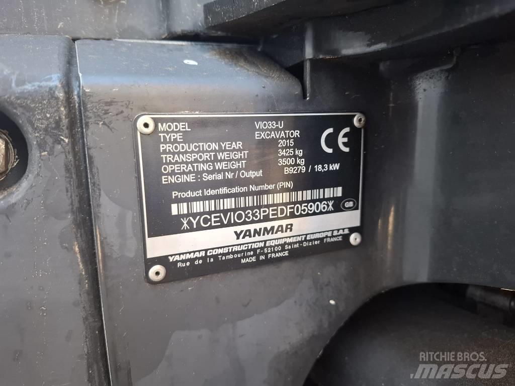 Yanmar Vio 33 U Minibagger < 7t