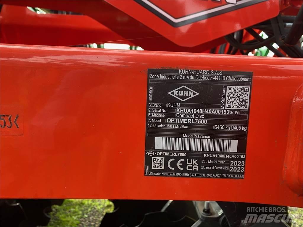 Kuhn OPTIMERL7500 Grubber