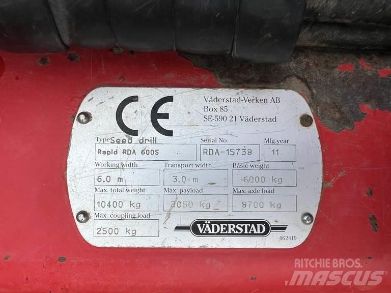 Väderstad RDA600S Drillmaschinen