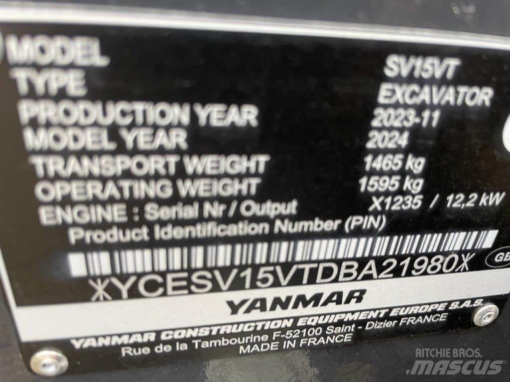 Yanmar SV15VT Midibagger  7t - 12t