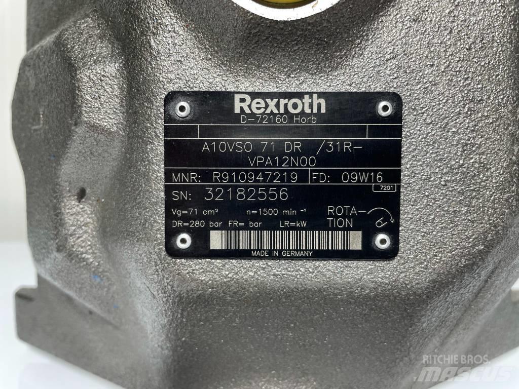 Rexroth A10VSO71DR Hydraulik