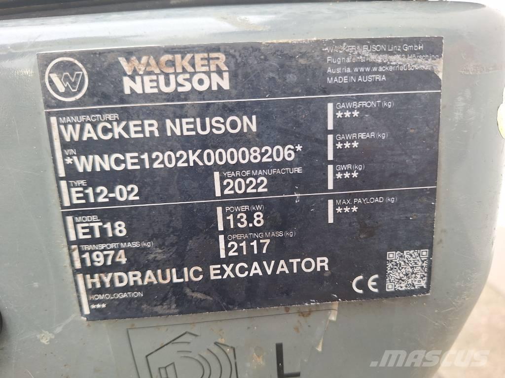Wacker Neuson ET 18 Raupenbagger