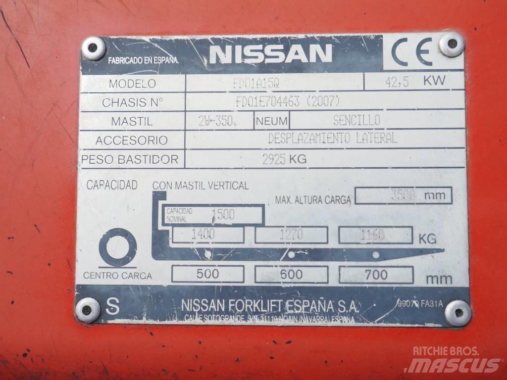 Nissan FD01 A 15 Q Dieselstapler