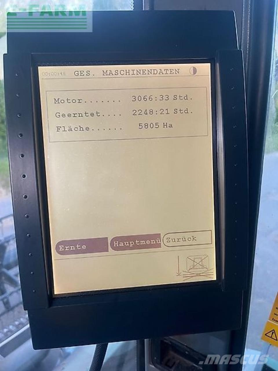 Fendt 8400 p al Mähdrescher