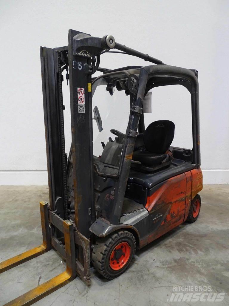 Linde E16P-02 Elektrostapler