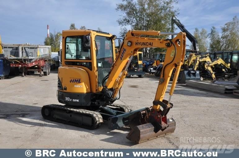 Hyundai R30Z-9AK Minibagger < 7t
