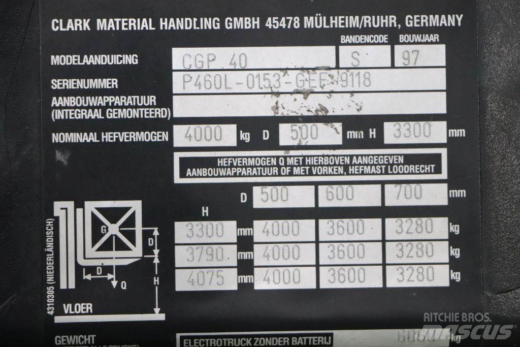 Clark CGP40 Gasstapler