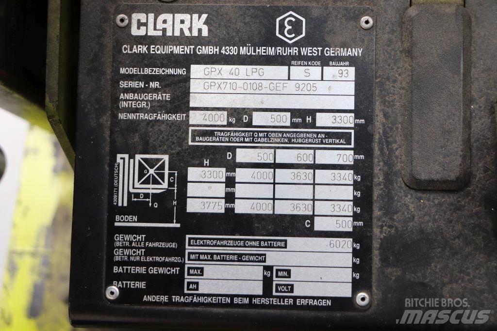 Clark GPX 40 Gasstapler