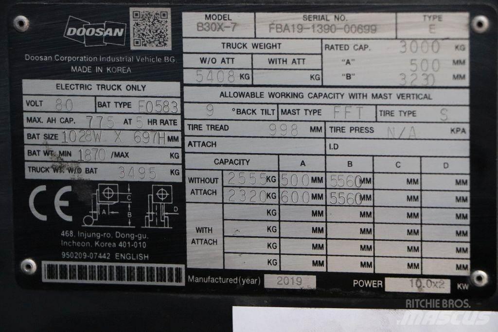 Doosan B30X-7 Elektrostapler
