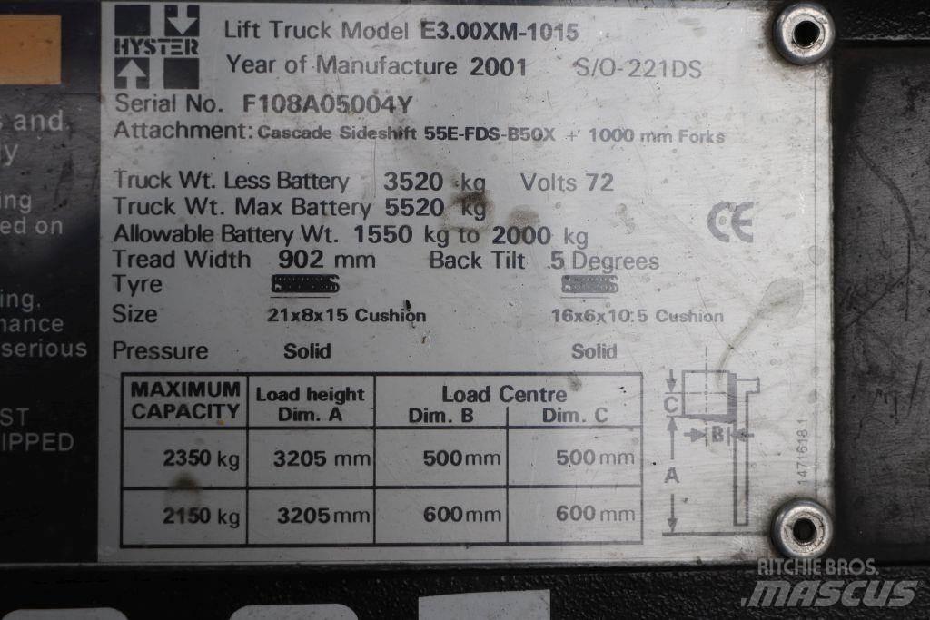 Hyster E3.00XM Elektrostapler