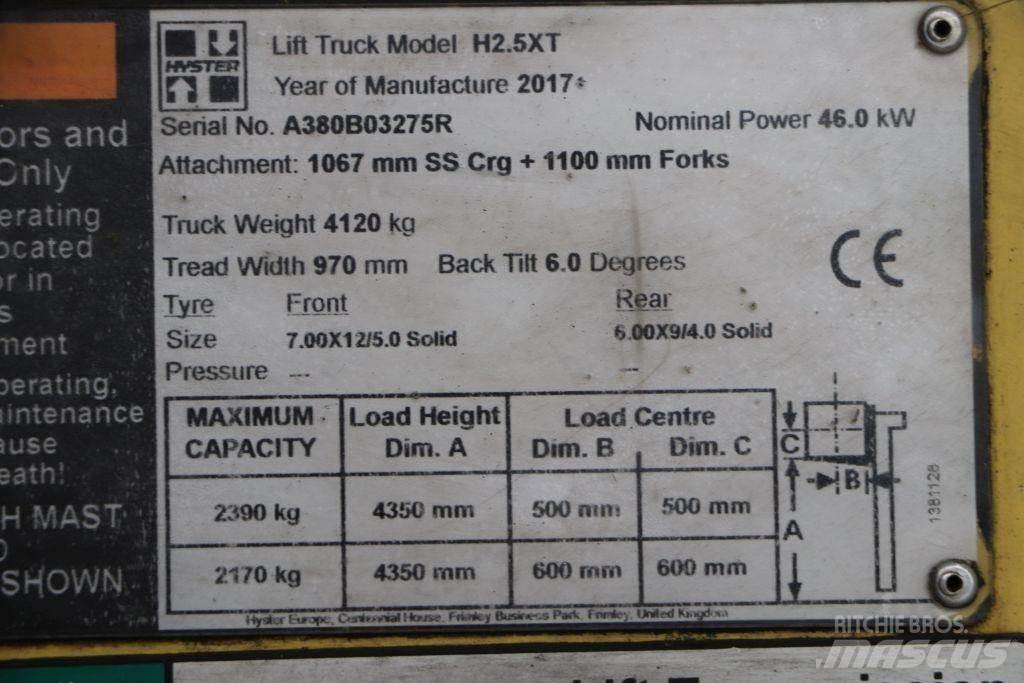Hyster H2.5XT Gasstapler